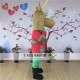 Christmas Deer Mascot Costume For Adullt & Kids