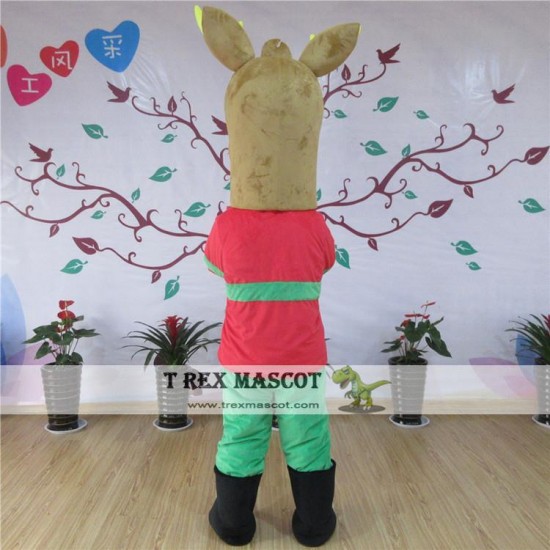 Christmas Deer Mascot Costume For Adullt & Kids