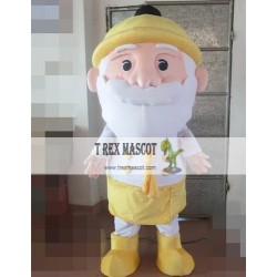 Old Man Mascot Costume For Adullt & Kids