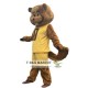 Yellow Brown Beaver Mascot Costume for Adult