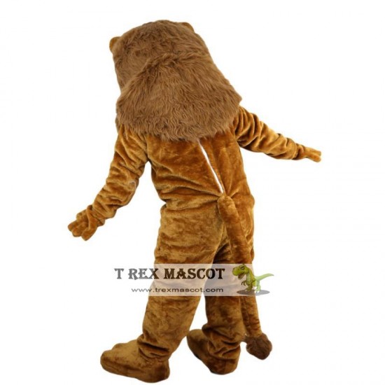 Brown Lion Mascot Costume for Adult