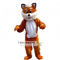 Brown Fox Mascot Costume for Adult