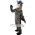 Gray Wild Horse Mascot Costume for Adult