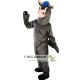 Gray Wild Horse Mascot Costume for Adult