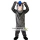 Gray Wild Horse Mascot Costume for Adult