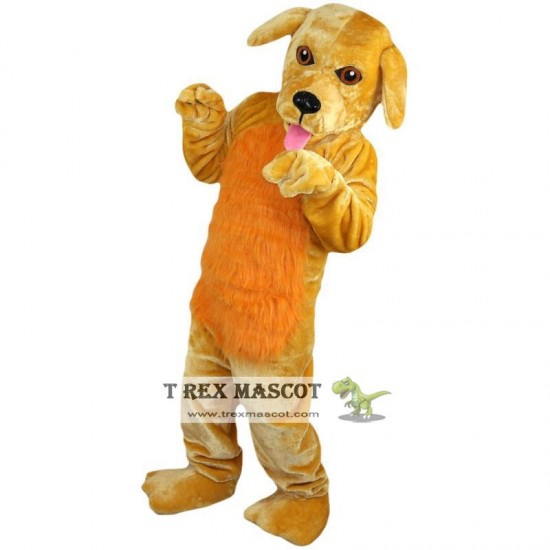 Yellow Dog Mascot Costume for Adult