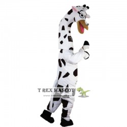 Black And White Spotted Zebra Mascot Costume for Adult