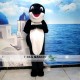 Blue Gray Dolphin Mascot Costume for Adult