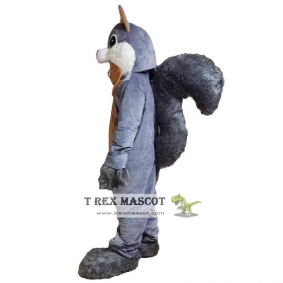 Gray Squirrel Mascot Costume for Adult