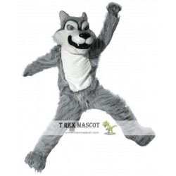 Gray Wolf Mascot Costume for Adult