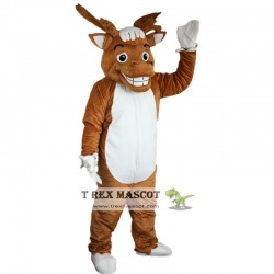 Brown Elk Deer Mascot Costume for Adult