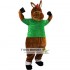 Green Donkey Mascot Costume  for Adult