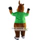 Green Donkey Mascot Costume  for Adult