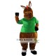 Green Donkey Mascot Costume  for Adult