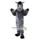 Dark Grey Horse Mascot Costume for Adult