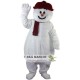 White Snowman Mascot Costume  for Adult