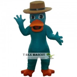 Perry The Platypus Of Phineas And Ferb Mascot Costume