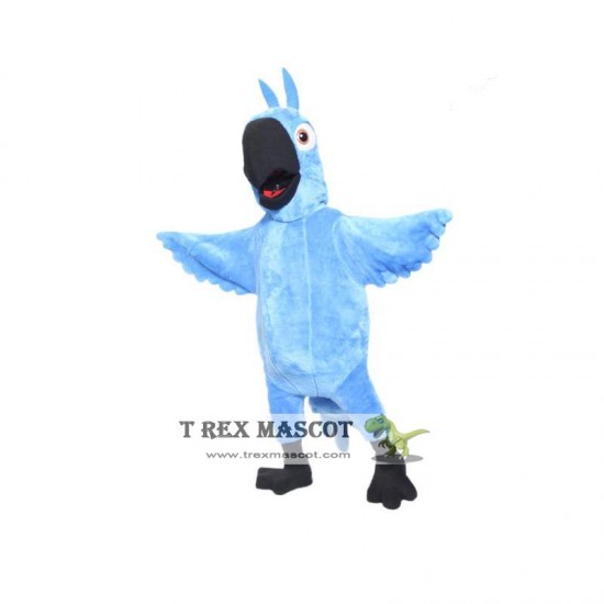 Blue Parrot Mascot Costume for Adult