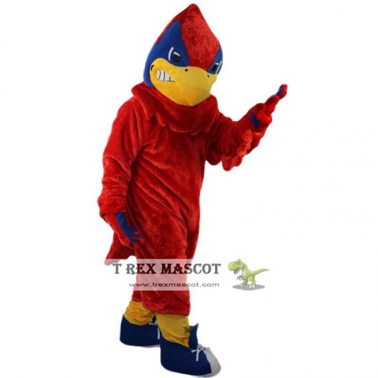 Red Eagle Bird Mascot Costume for Adult