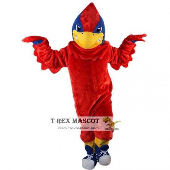 Red Eagle Bird Mascot Costume for Adult