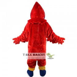 Red Eagle Bird Mascot Costume for Adult