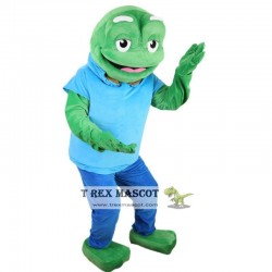 Green Frog Mascot Costume for Adult