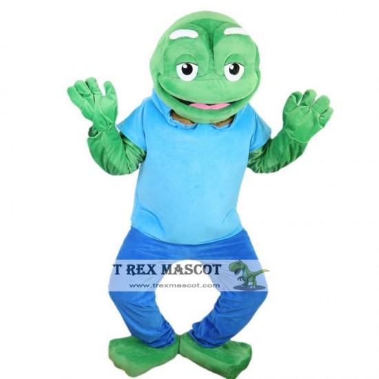 Green Frog Mascot Costume for Adult