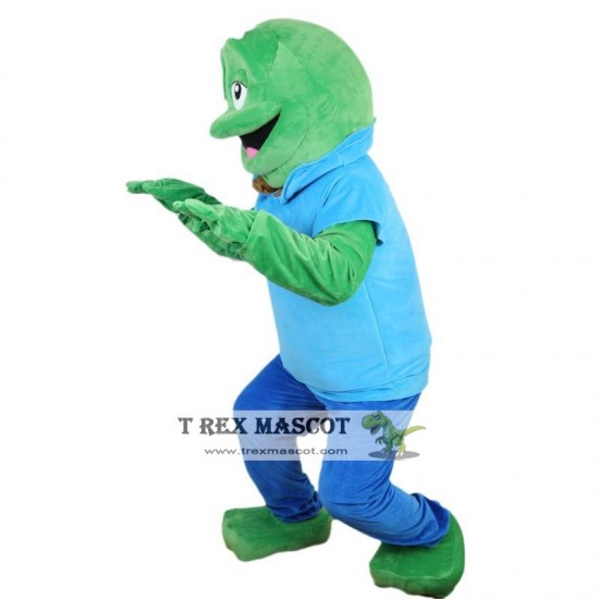 Green Frog Mascot Costume for Adult