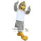 Sport Grey Eagle Mascot Costume for Adult