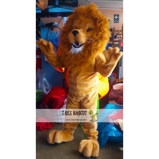 Lion Mascot Costume Adult Animal Costume