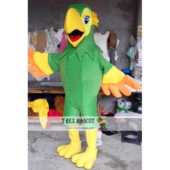 Parrot Mascot Costume Adult Zoo Animal Costume