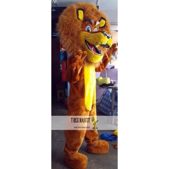 Lion Mascot Costume Adult Animal Costume