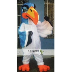 Blue Tucan Mascot Costume Adult Tucan Party Costume