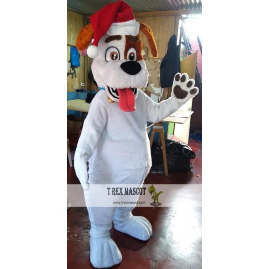 Christmas Puppy Mascot Costume Adult Christmas Costume