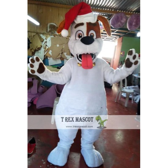 Christmas Puppy Mascot Costume Adult Christmas Costume