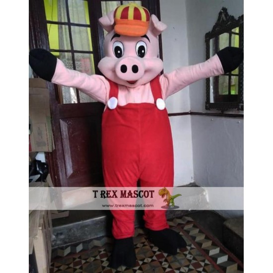 Little Pig Mascot Costume Adult Little Pig Costume