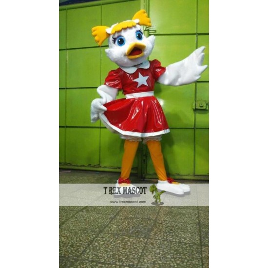 Patita Lulu Duck Mascot Costume Adult