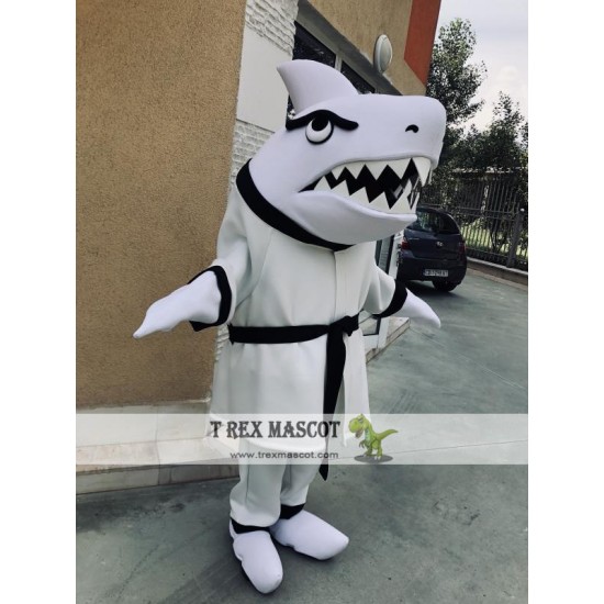 Shark mascot costume