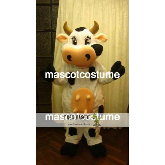 Cow Farm Dairy Mascot Costume Character