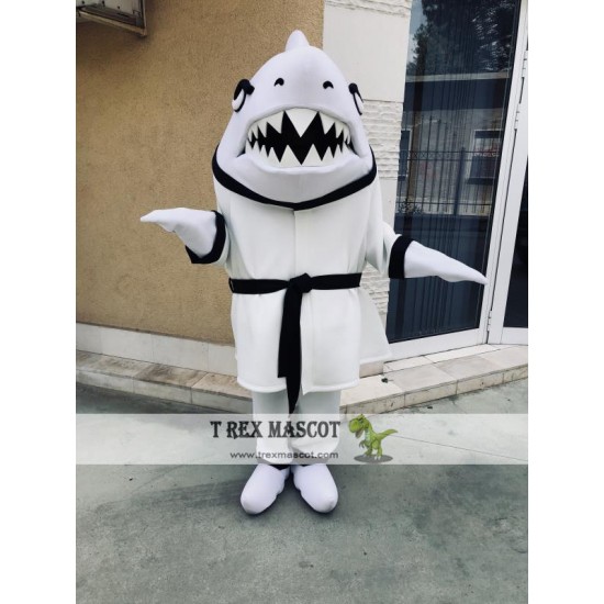 Shark mascot costume