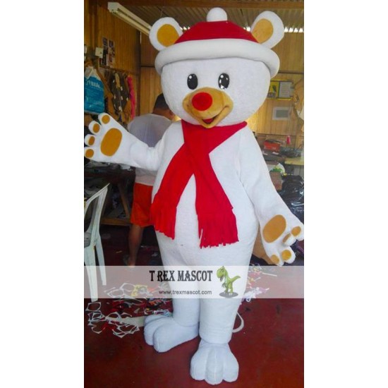 Chritmas Bear Mascot Costume Adult Chritmas Costume