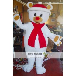 Chritmas Bear Mascot Costume Adult Chritmas Costume