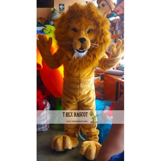 Lion Mascot Costume Adult Animal Costume