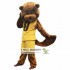 Sport Brown Beaver Mascot Costume  for Adult