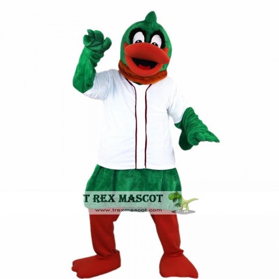 Green Duck Mascot Costume for Adult