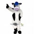 Black And White Cow Mascot Costume  for Adult