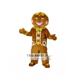 Gingerbread Man Mascot Costume for Adult