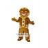 Gingerbread Man Mascot Costume for Adult