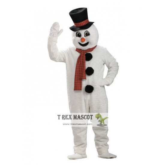 Snowman Mascot Costume for Adult