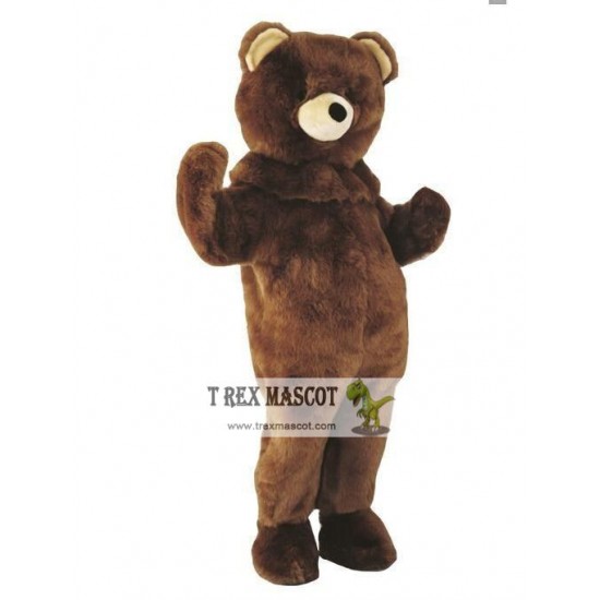 Brown Bear Mascot Costume for Adult